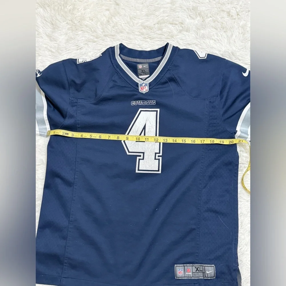 Dallas Cowboys Dak Prescott #4 Nike On Field Youth XL (18/20) NFL Jersey